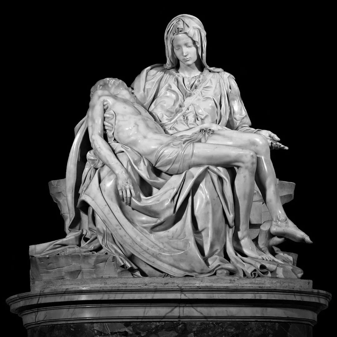 The Pieta statue