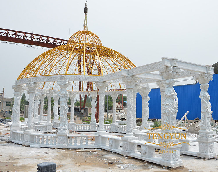 large size marble gazebo for sale